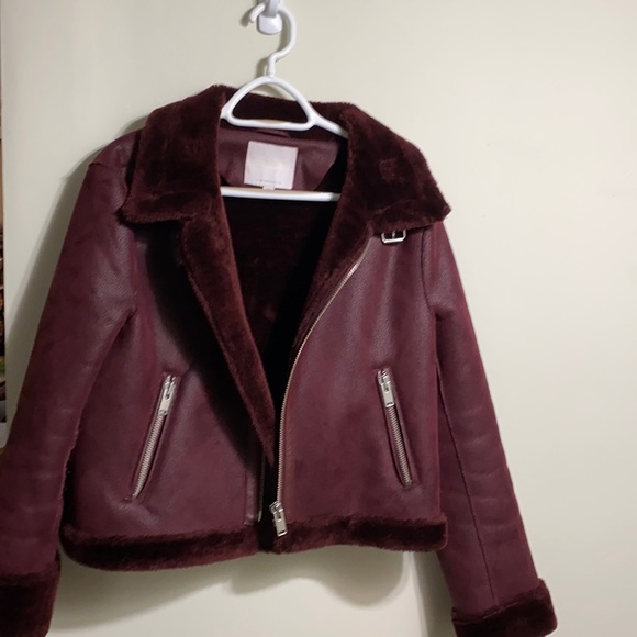 Anthropologie Faux Suede Moto Jacket - Picture 7 of 13